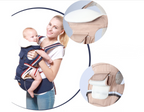 Porte-bébé multifonctionnel respirant et siège de taille