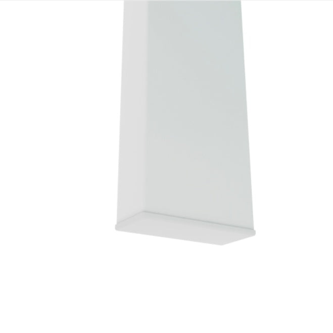 Table basse blanche, table basse transparente, tables d'appoint modernes pour salon, mobilier de salon