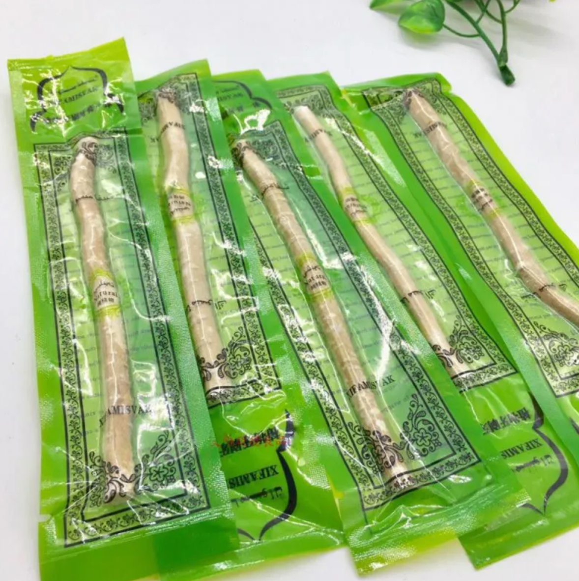 Bâtonnet de nettoyage de dents Miswak