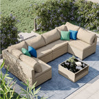 Ensemble de meubles de patio 7 pièces