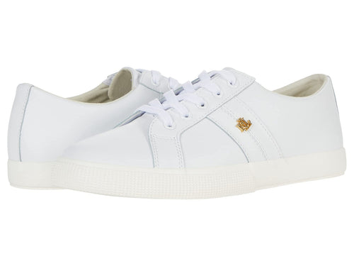 Baskets en cuir Lauren Ralph Lauren Janson II Action RL blanches, pointure 7,5 B (M)