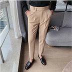 Pantalon slim décontracté chic britannique