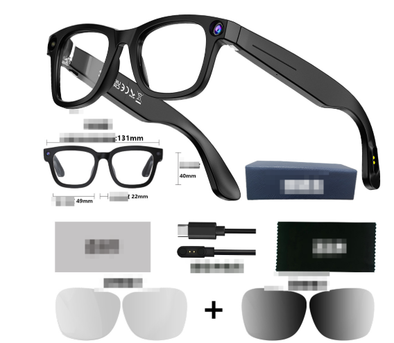 Lunettes intelligentes avec caméra IA