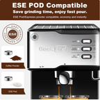 Machine à expresso Geek Chef 20 bars avec mousseur à lait
