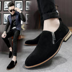 Bottines en daim style britannique pour hommes