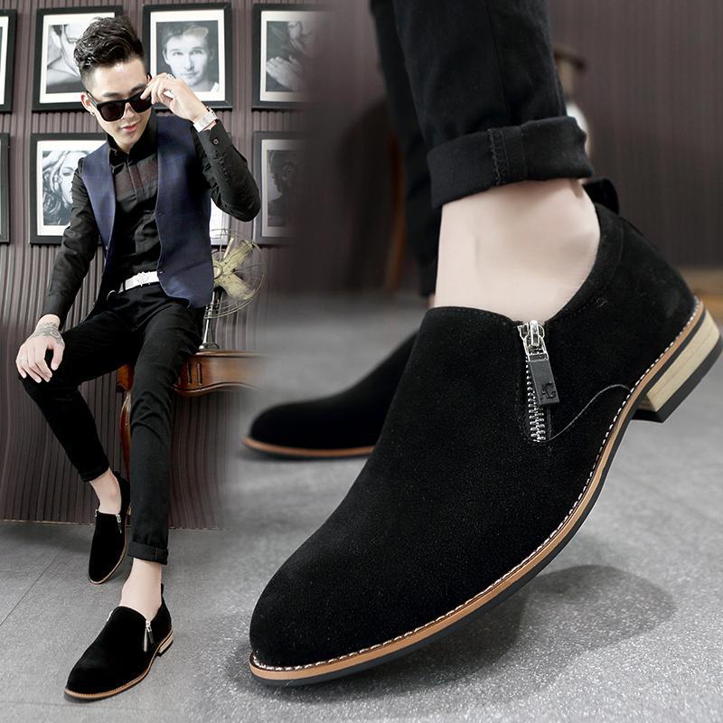 Bottines en daim style britannique pour hommes