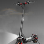 Scooter avec double amortisseurs