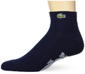 Chaussettes Lacoste Performance Graphic pour homme, bleu marine/argent, taille M