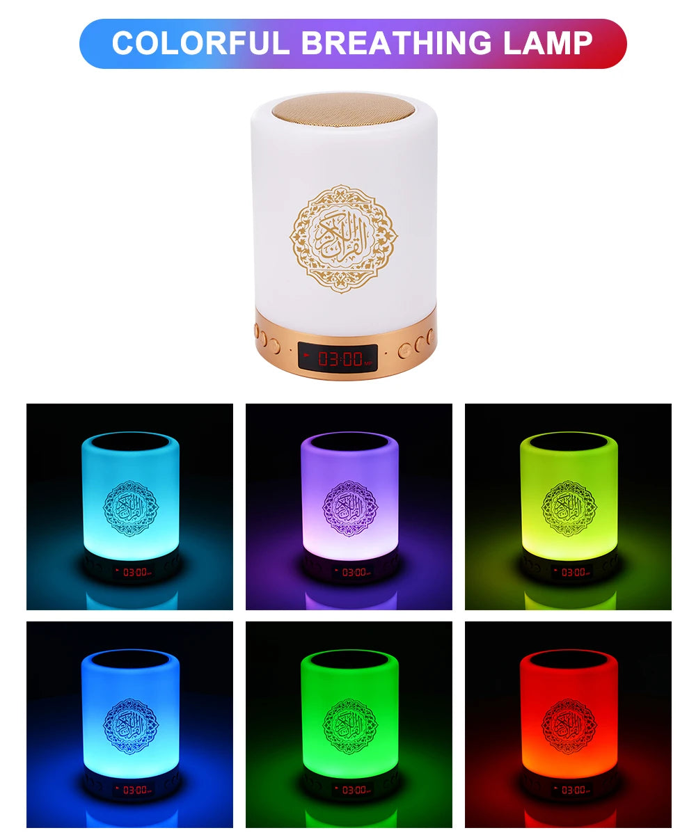 Haut-parleur Bluetooth Coran avec lumière