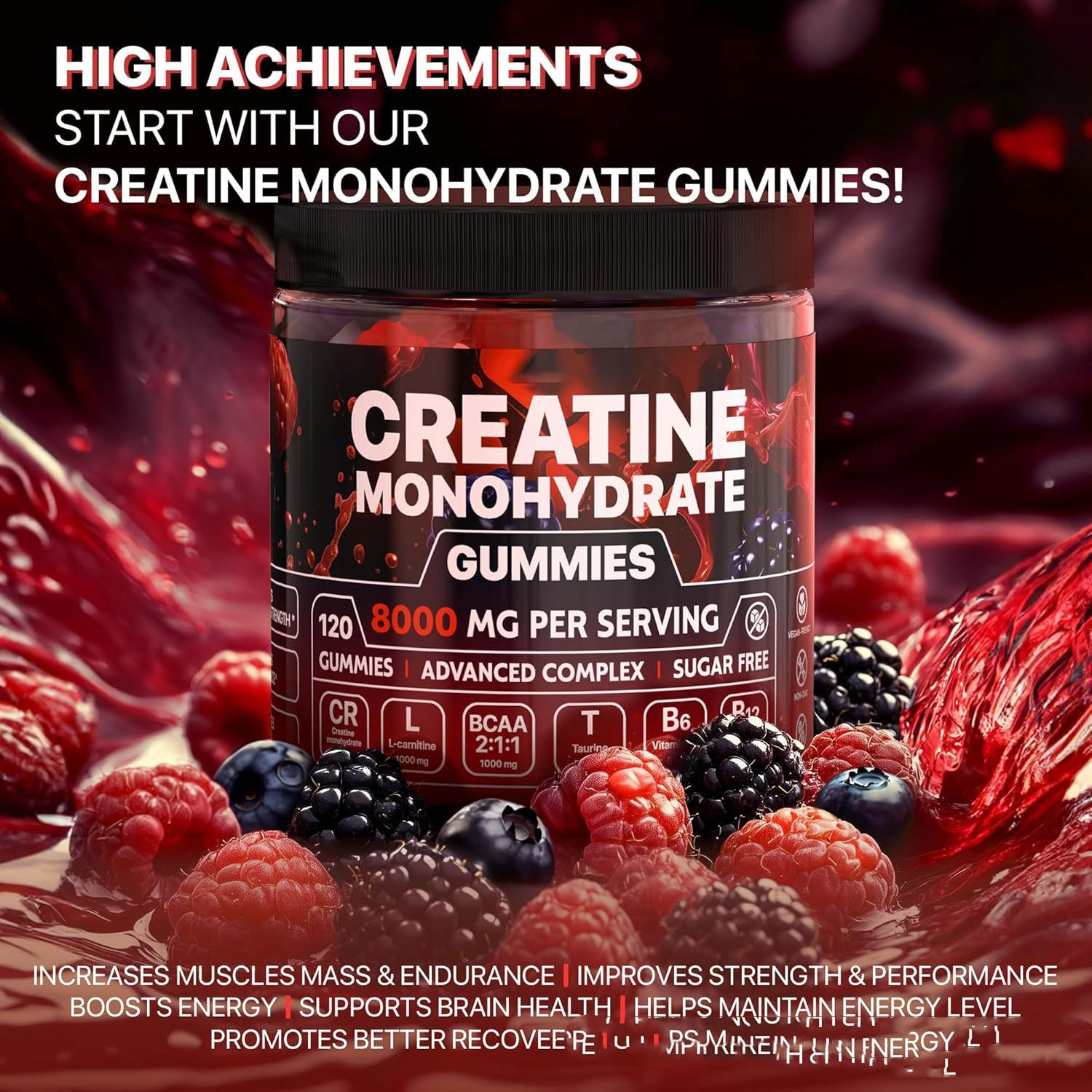 Gummies pour booster les muscles