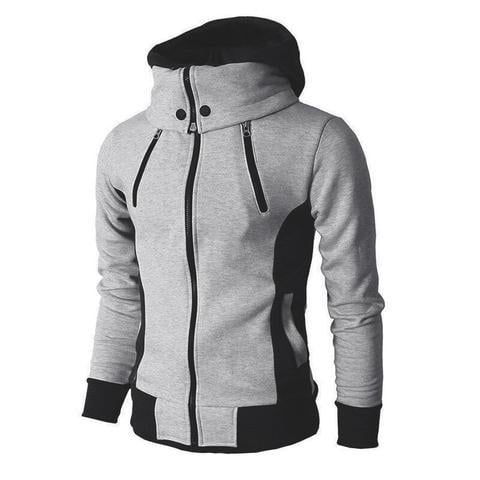 Gilet de sport zippé à capuche pour homme