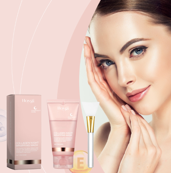 Masque facial au collagène