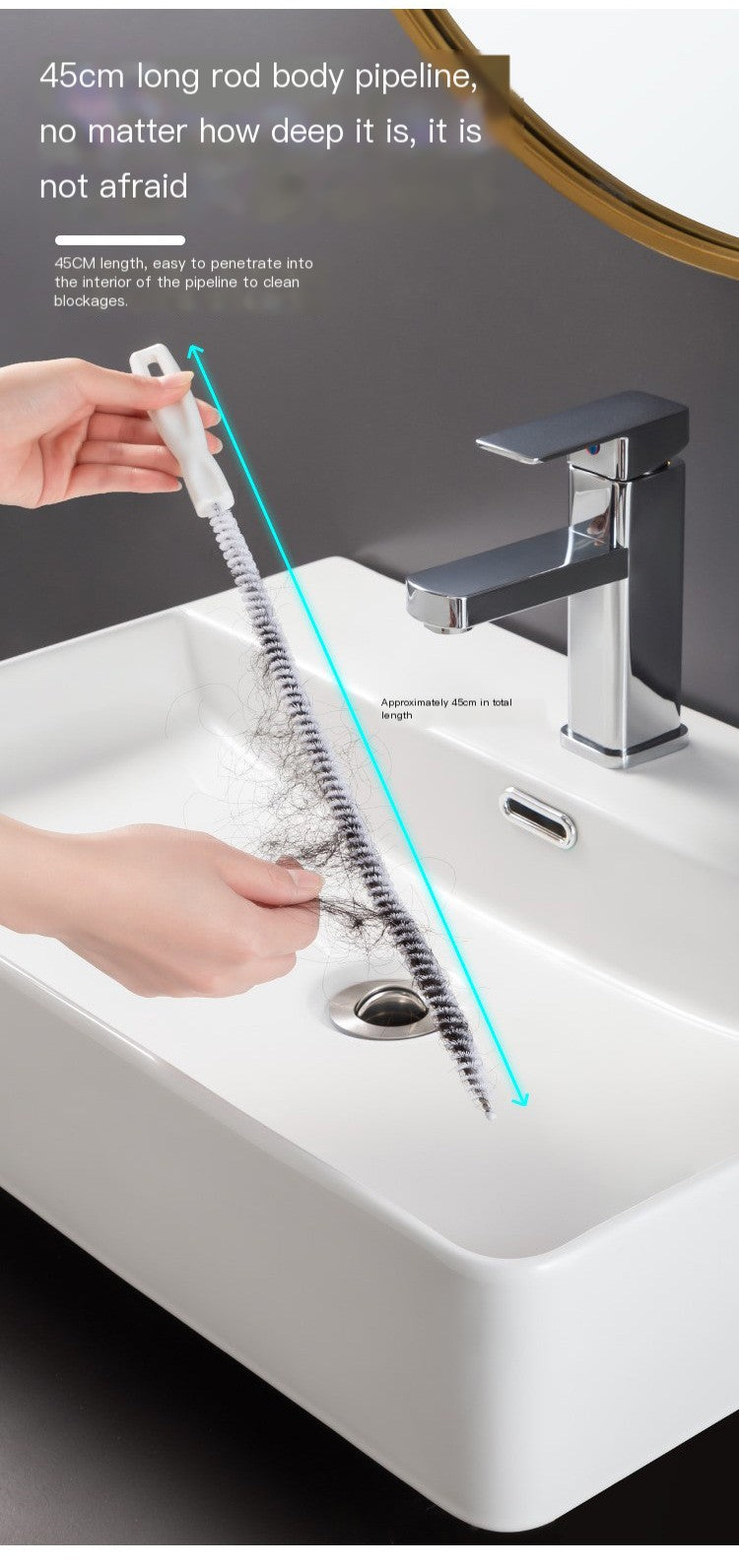 Brosse de nettoyage pour canalisations