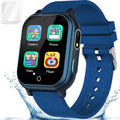 Montre connectée pour enfants, cadeau idéal pour les garçons de 3 à 12 ans. Étanche IP67, elle propose 32 jeux de puzzle, un écran tactile HD, une double caméra vidéo, un podomètre et un lecteur de musique. Cadeau d'anniversaire parfait pour les garçons d