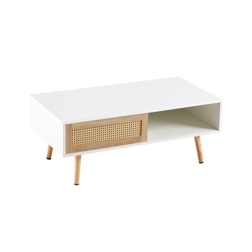 Table basse en rotin de 41,34 pouces