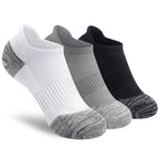 Chaussettes de course basses pour femmes - Chaussettes de sport rembourrées avec soutien de la voûte plantaire pour la randonnée (3 à 5 paires)