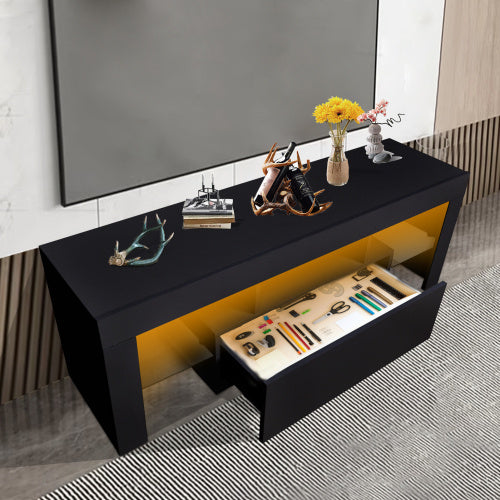 Meuble TV avec espace de rangement