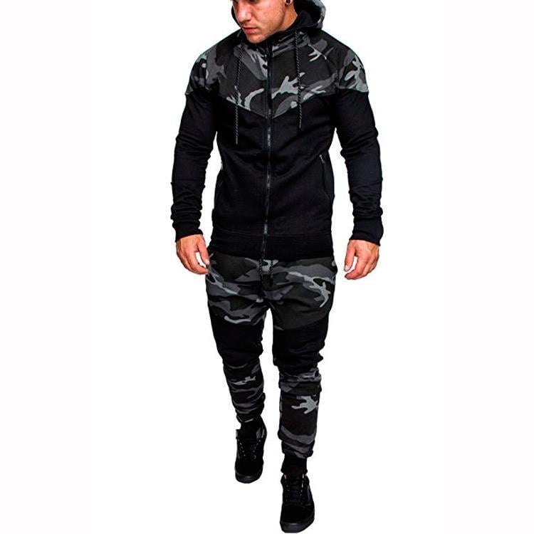 Ensemble pull à capuche slim fit pour homme
