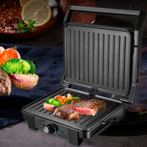 Appareil à panini et à steak en acier inoxydable