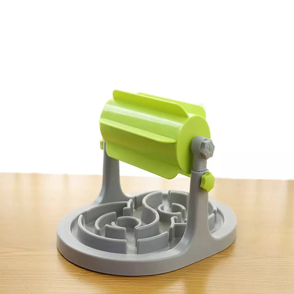 Gamelle interactive pour chiots, distributeur de croquettes anti-glouton, jouet distributeur de croquettes pour chien