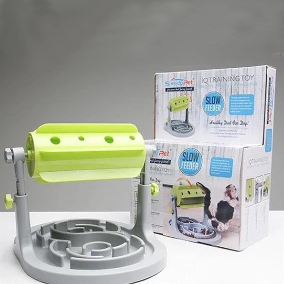 Gamelle interactive pour chiots, distributeur de croquettes anti-glouton, jouet distributeur de croquettes pour chien