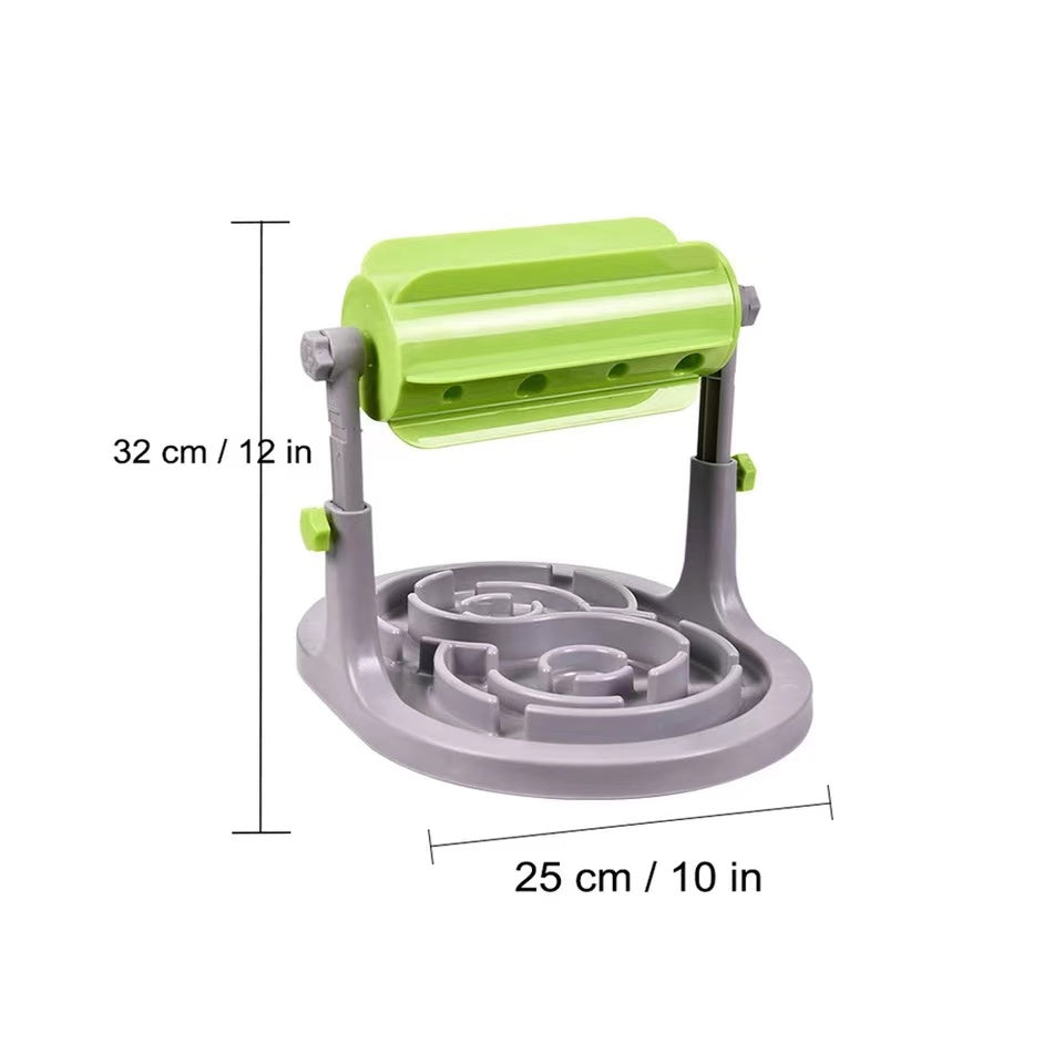 Gamelle interactive pour chiots, distributeur de croquettes anti-glouton, jouet distributeur de croquettes pour chien
