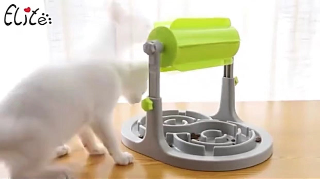 Gamelle interactive pour chiots, distributeur de croquettes anti-glouton, jouet distributeur de croquettes pour chien