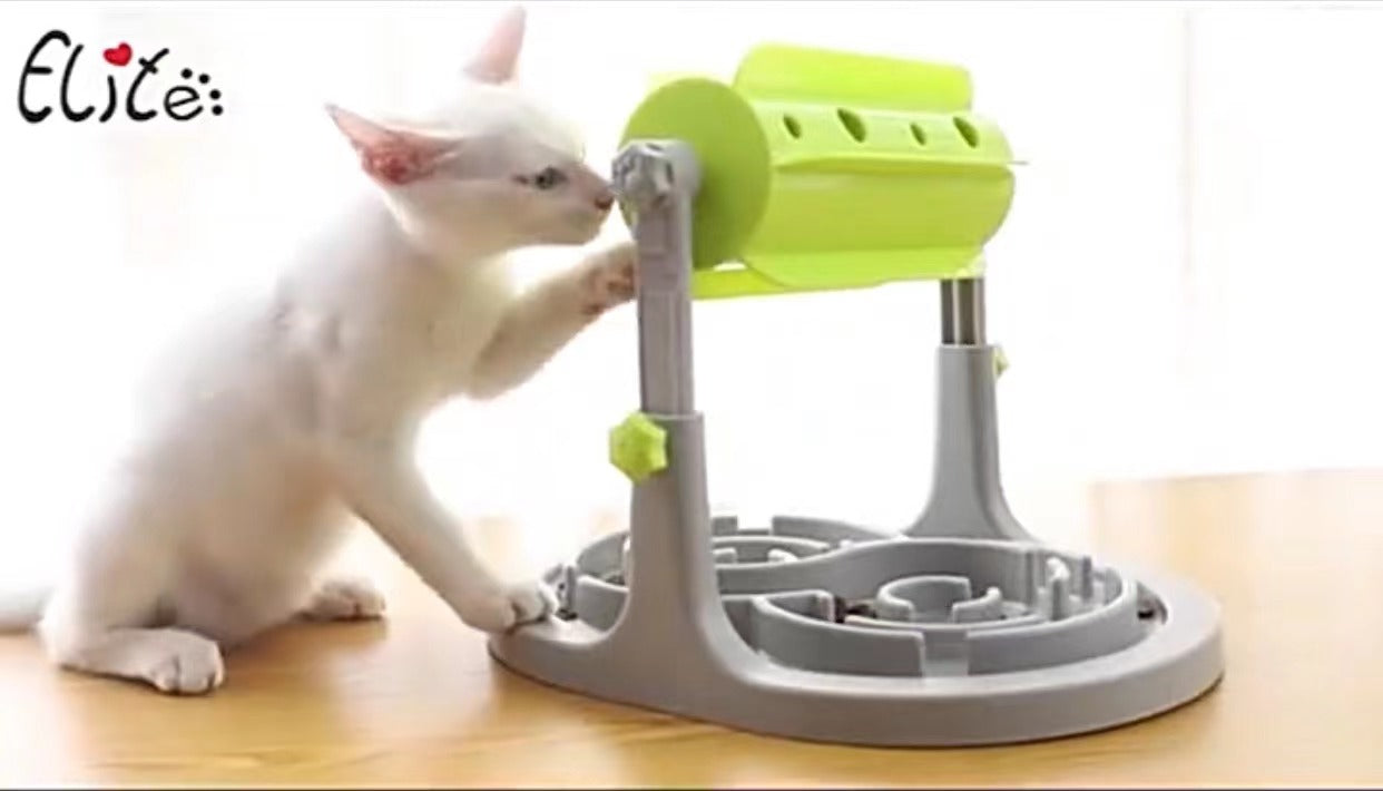 Gamelle interactive pour chiots, distributeur de croquettes anti-glouton, jouet distributeur de croquettes pour chien