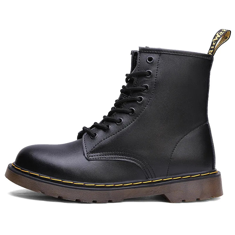 Bottes Martin d'extérieur, chaussures de locomotive, chaussures pour femmes