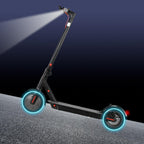 Trottinette électrique pliable pour adultes, pneus 8,5"/10", moteur 350W/500W, vitesse maximale 30 km/h, autonomie jusqu'à 34 km, idéale pour les trajets domicile-travail, robuste (S1-Gris)