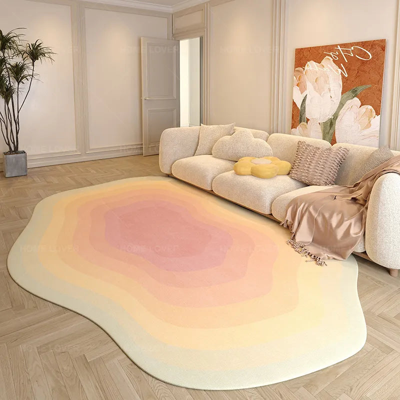 Tapis de forme irrégulière