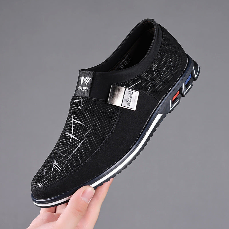 Chaussures basses décontractées pour hommes - Grande taille pour un confort optimal