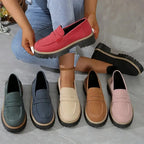 Chaussures décontractées mates de style britannique pour femmes