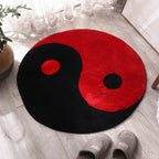 Tapis de Tai Chi Bagua rond sur mesure pour chambre et salle de bain