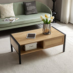 Table basse en rotin de 40,16 pouces