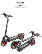 Scooter avec double amortisseurs