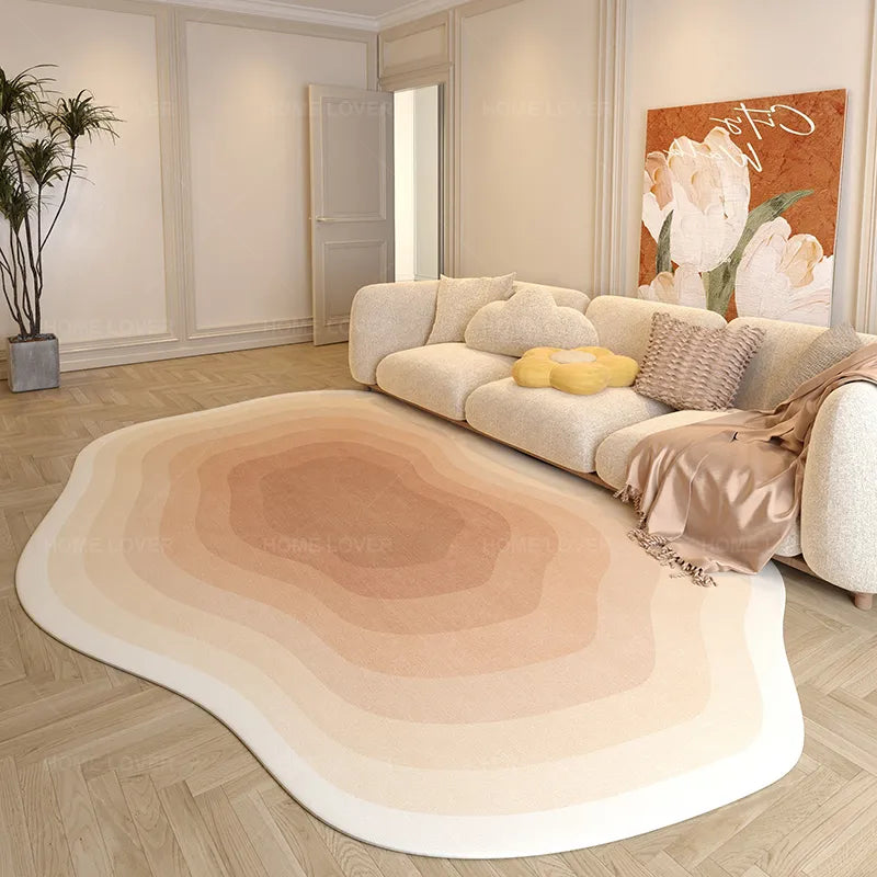 Tapis de forme irrégulière