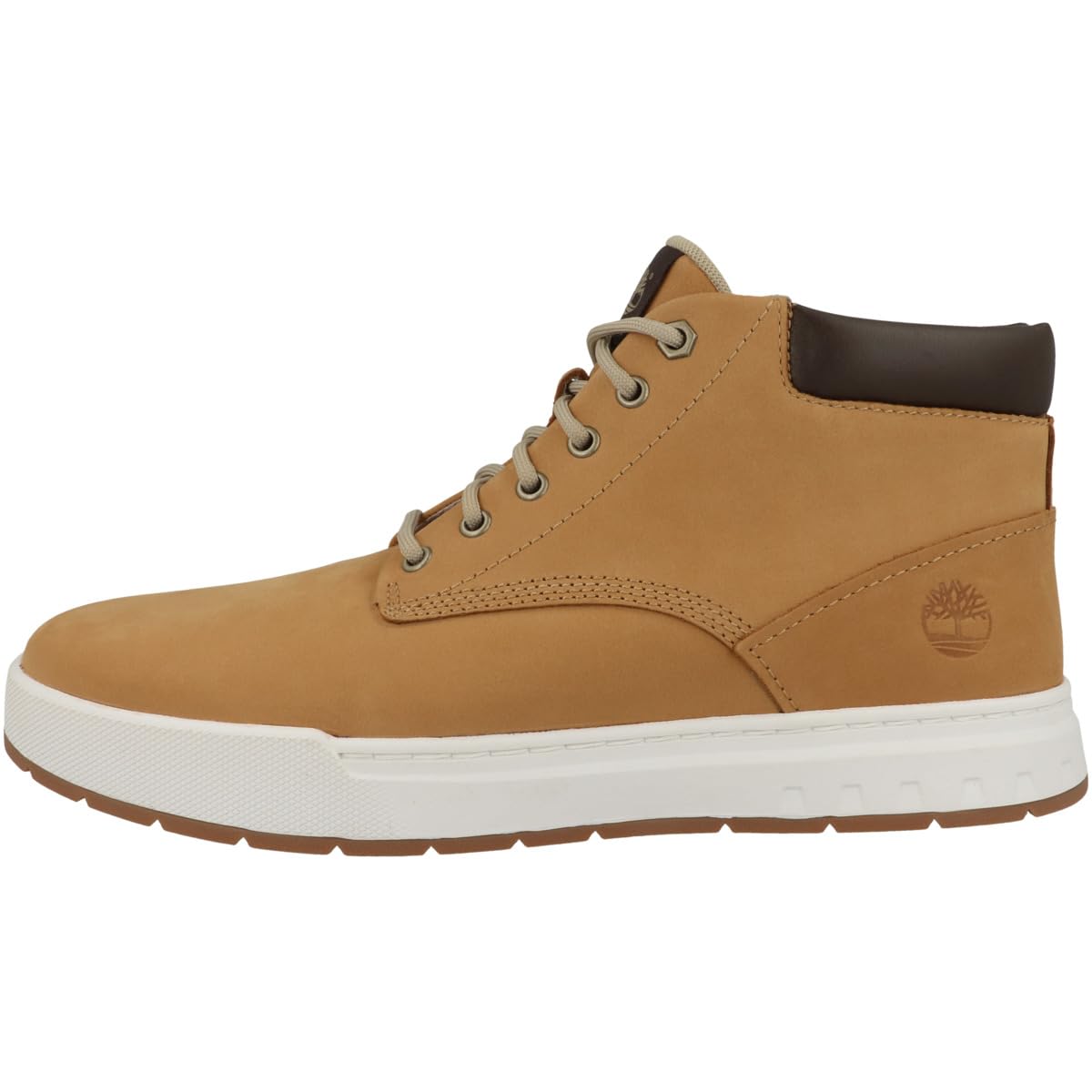 Chaussures Chukka en cuir Timberland Maple Grove pour homme, couleur blé, pointure 7,5.
