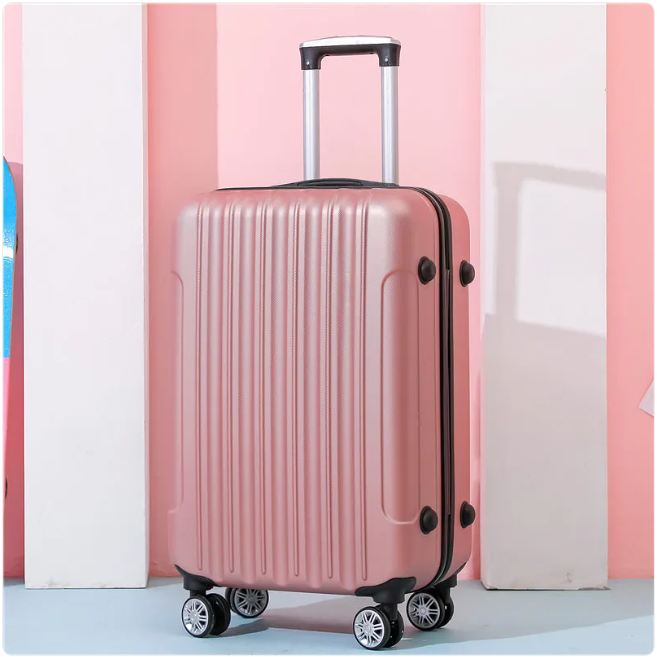 Valise trolley en cuir