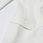 Veste de tailleur patchwork coupe slim tendance pour femme