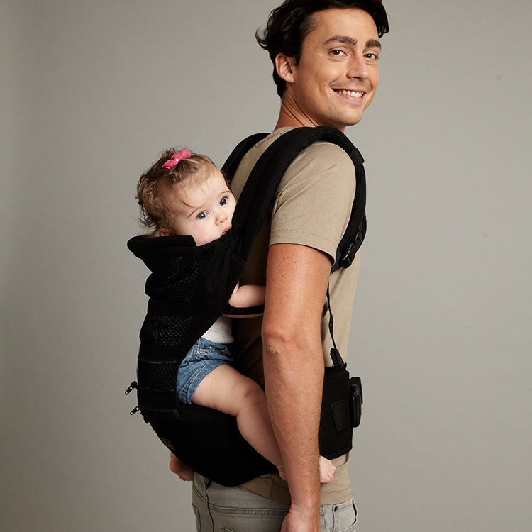 Siège de taille multifonctionnel pour bébé en coton respirant