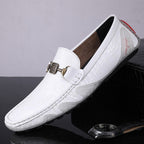 Chaussures décontractées pour hommes en cuir de vachette pleine fleur