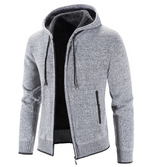 Gilet cardigan à capuche décontracté pour homme
