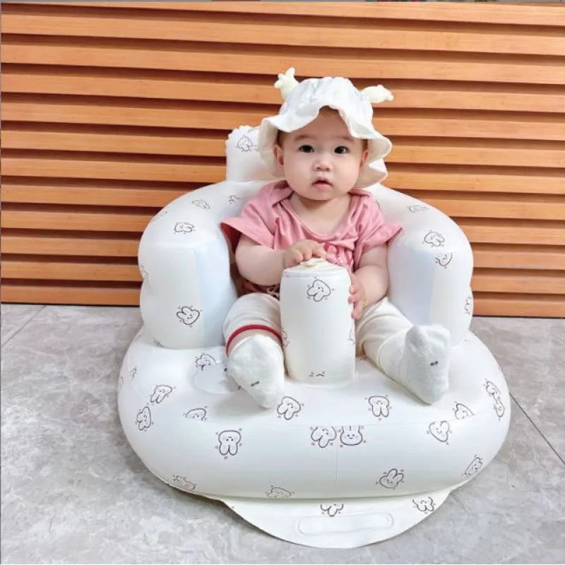 Chaise bébé gonflable pour les repas et le bain
