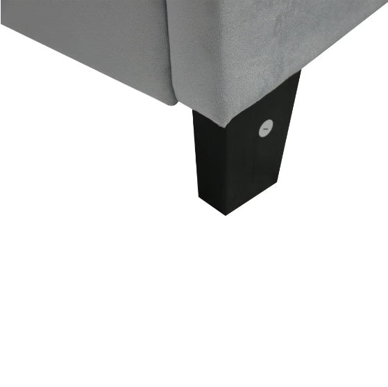 Cadre de lit plateforme rembourré de taille Queen