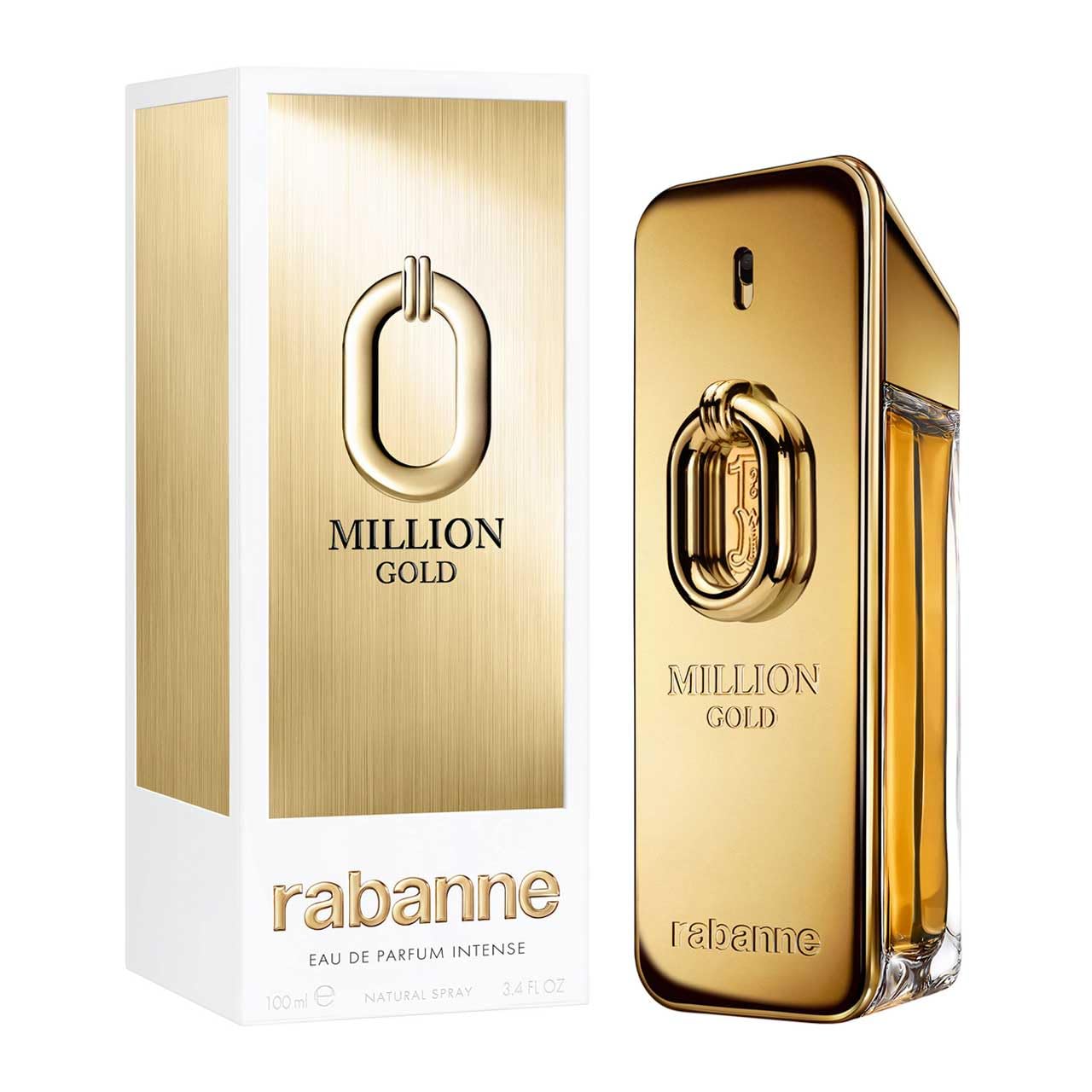 PACO RABANNE Million Gold Intense Eau De Parfum Vaporisateur pour Homme 3,4 Ounce