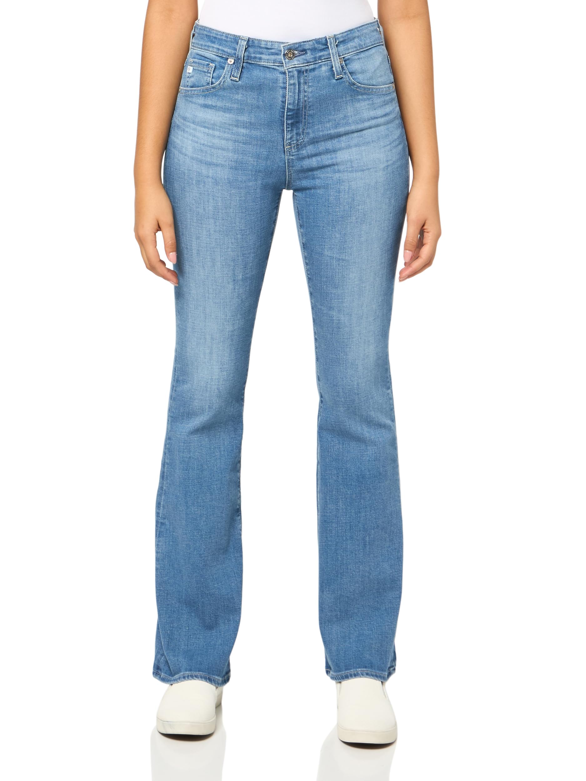 Jean AG Jeans Farrah taille haute coupe bootcut pour femme Fortunate