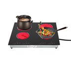 Plaque de Cuisson Électrique encastrable 4 Feux 3000 W
