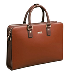 Sacoche d'affaires pour homme en cuir de vachette véritable