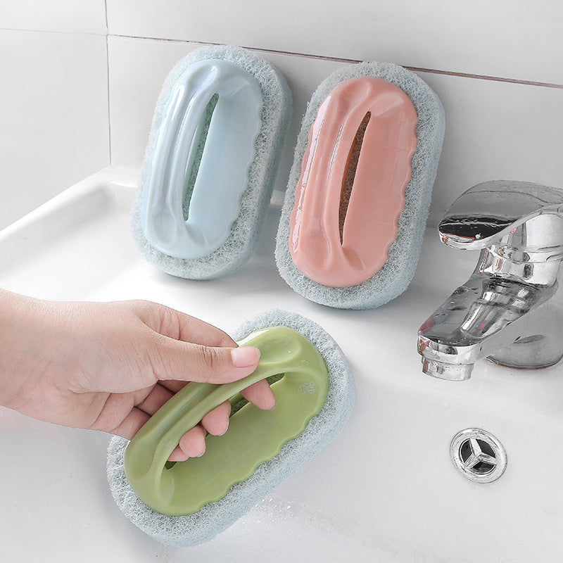 Brosse, nettoyant, éponge